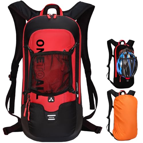 LOCAL LION Fahrradrucksack Skirucksack klein für Damen Herren 6L Ultraleicht wasserdicht zum Skifahren Radsport Camping