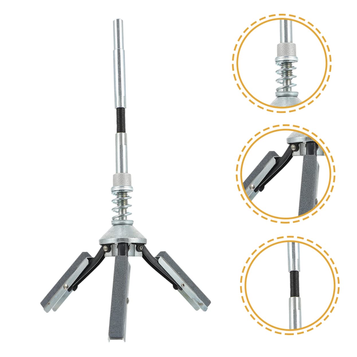 Outil de Rodage de Cylindre à 3 Griffes 19-64mm en Métal | Cylindre Moteur et Étrier de Frein, Plage 1-1/8 Pouce, Usage Tracteur et Petite Voiture