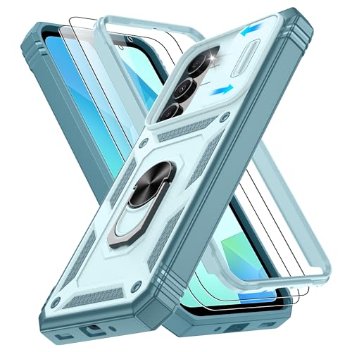 Protection Samsung Galaxy A16 5G coque verte béquille et film écran antichoc