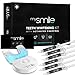 mysmile Kit Sbiancante Denti - Sbiancante Denti Led + 6x3ml Gel Carbone Attivo - Bite Dentale Senza BPA - Sbiancamento Denti Professionale - Senza Sensibilità, Smalto Sicuro - Carbone Attivo Denti