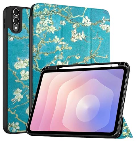 Image of ProElite Cover for Samsung Galaxy Tab S11 Ultra 14.6 inch case Cover, Soft Flexible Flip Case Cover for Samsung Galaxy Tab S11 Ultra 14.6 inch with Pen Holder [Recoil Series] - Flowers