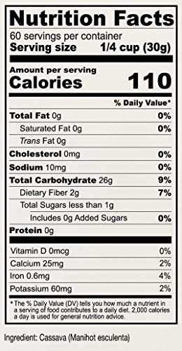 Anthony's Cassava Flour, 4 Lb, Batch Tested Gluten Free, Non Gmo, Vegan #TOP3