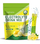 HydriPulse Electrolytes Powder Packets - Sugar Free, Naturally Flavored, 10 Electrolyte &amp; Vitamin...