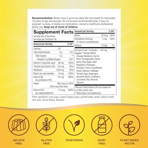 Nature's Way Alive! B-Complex Gummies, Cellular Energy Support *, 60 ct - image 4