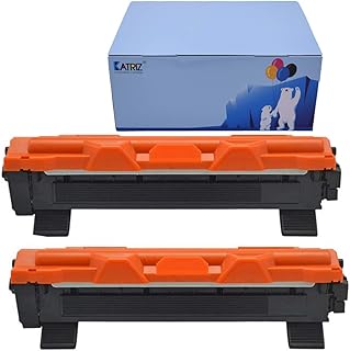 KATRIZ TN-1050 Toner Cartridge Replacement for Brother TN 1050 TN1050 Compatible For Brother HL-1110 DCP-1510 HL-1210W DCP-1610W HL-1112 MFC-1810 HL-1212W MFC-1910W DCP-1612W DCP-1512 Printer (2 pack)