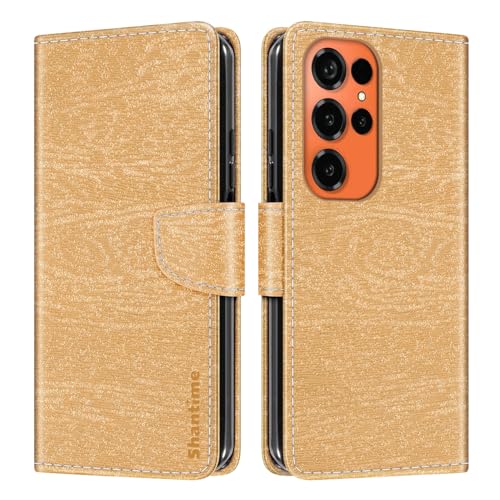 Shantime ���U�[���z�P�[�X Oukitel C66 4G �Ƃ̌݊������� �J���t���蒠�^ �J�[�h���[ �}�O�l�b�g�� �S�ʕی�V�F��(�S�[���h)