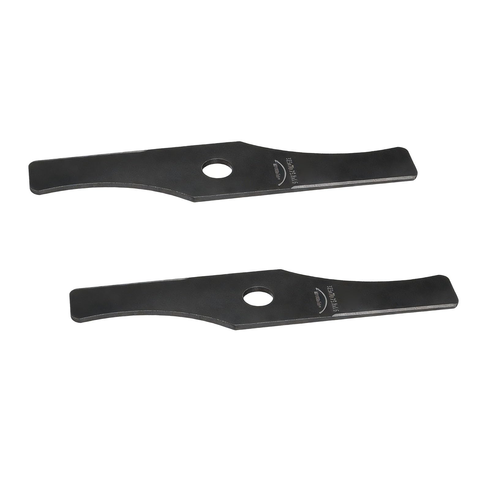 Lama per Decespugliatore a 2 Denti, Lama di Ricambio per Tosaerba in Acciaio Al Manganese con Bordo Lucido Resistente All'usura e Ad Elevata Durezza per Decespugliatore, Di