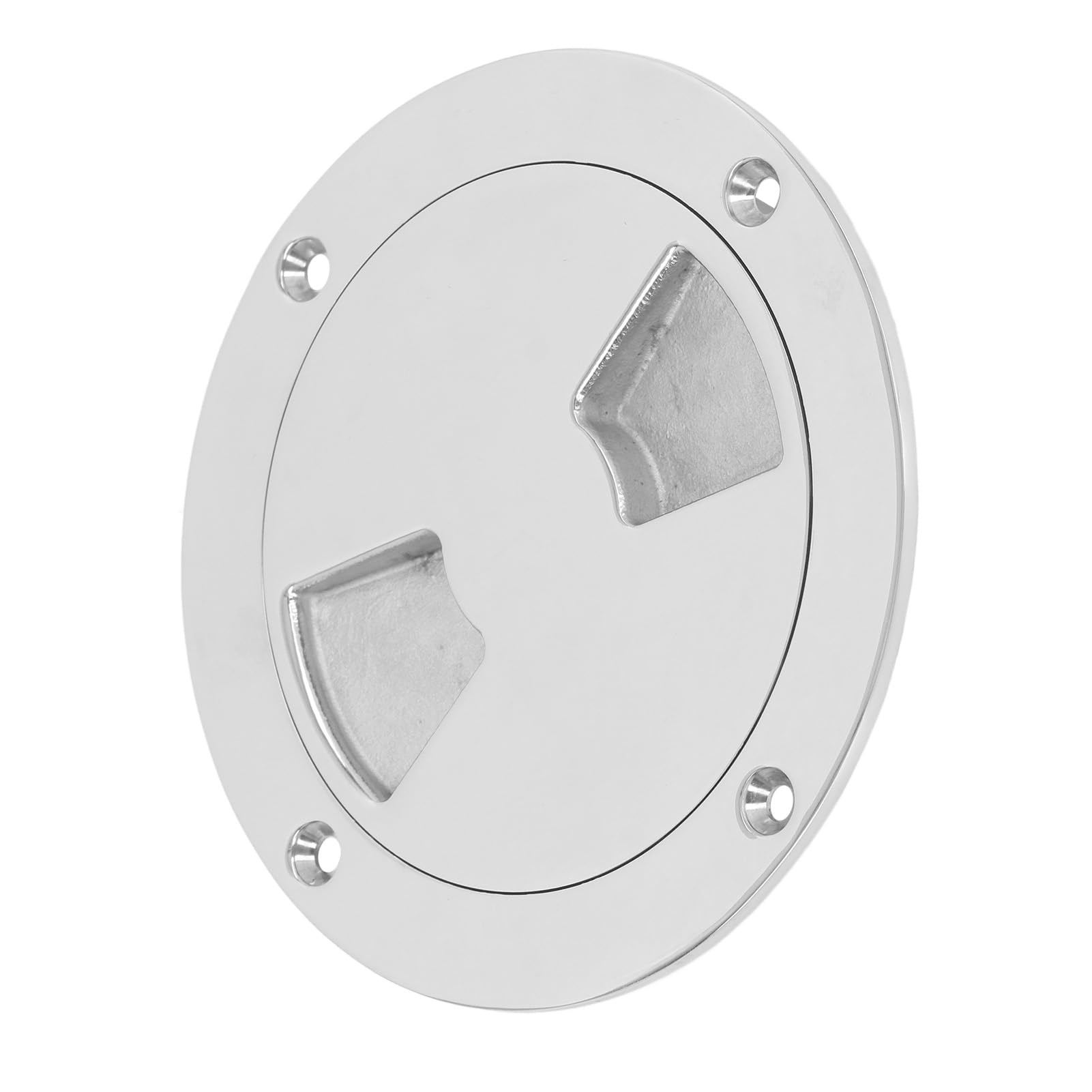 316 Stainless Steel Boat Deck Round Plate, Durable Inspection Cover,