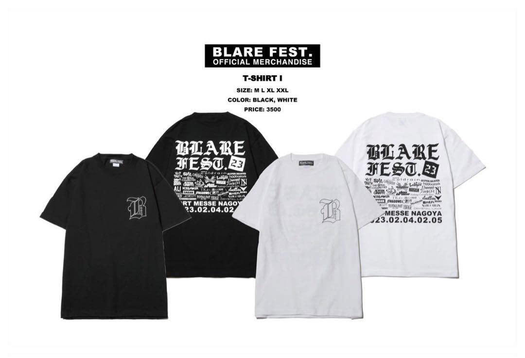 ♥新品♥未開封◆BLARE FEST. T-shirt ブラック Lサイズ Amazon.co.jp: BLARE FEST. 2023 T-shirt (Black Large