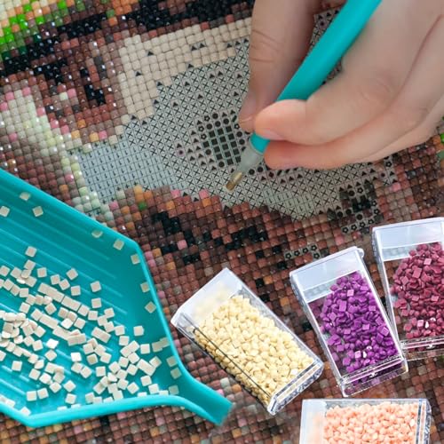 Tri perles diamant simplifié avec ces 4 boîtes transparentes empilables - 5