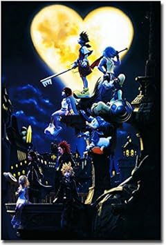 Amazon Lawrence Painting Kingdom Hearts ゲーム アート キャンバス ポスター プリント ホーム ウォール デコレーション カイリ ソラ 7 ウォールステッカー オンライン通販