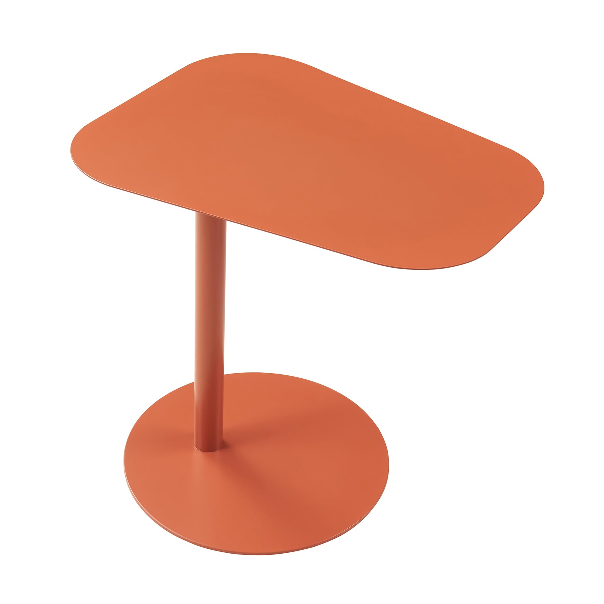 [en.casa] Table d'Appoint Bout de Canapé Table de Chevet au Style Intemporel Design Élégant Moderne Stable Intérieur Extérieur pour Salon Séjour Balcon Terasse Métal 50 x 50 x 38 cm Vert Pomme