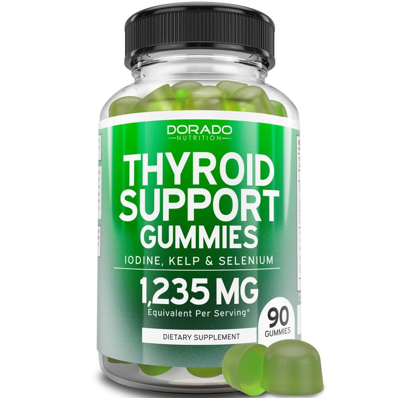 Thyroid Support Gummies with Iodine & Kelp