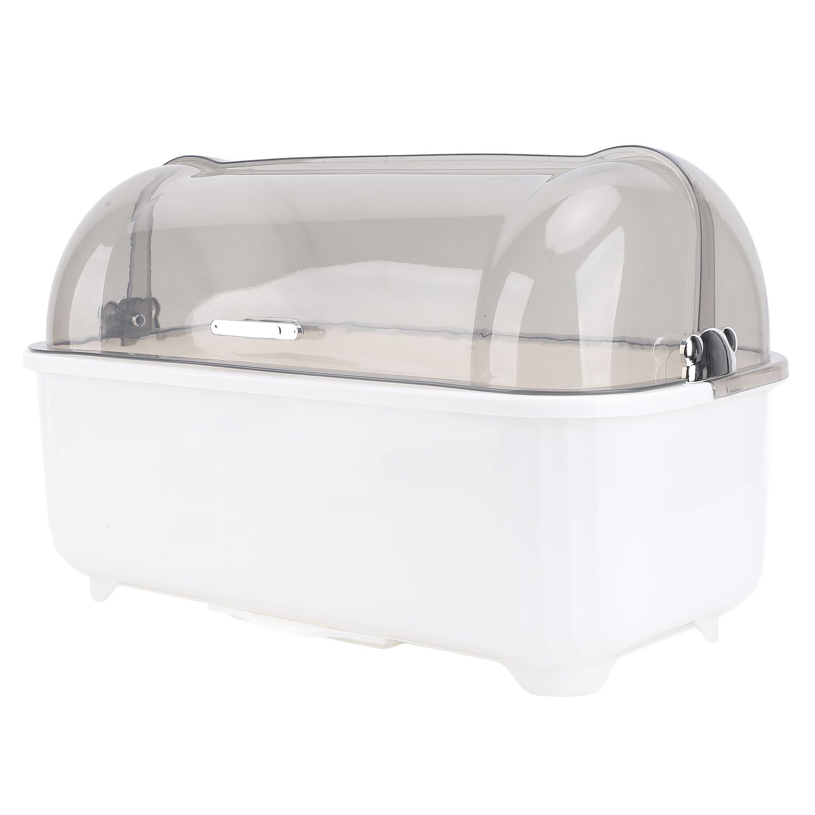 Escurridor de Platos para Mostrador de Cocina, Organizador de Secado de Platos de Gran Tamaño, Plástico PP para Mantener Ordenado con Cubierta para Vajilla