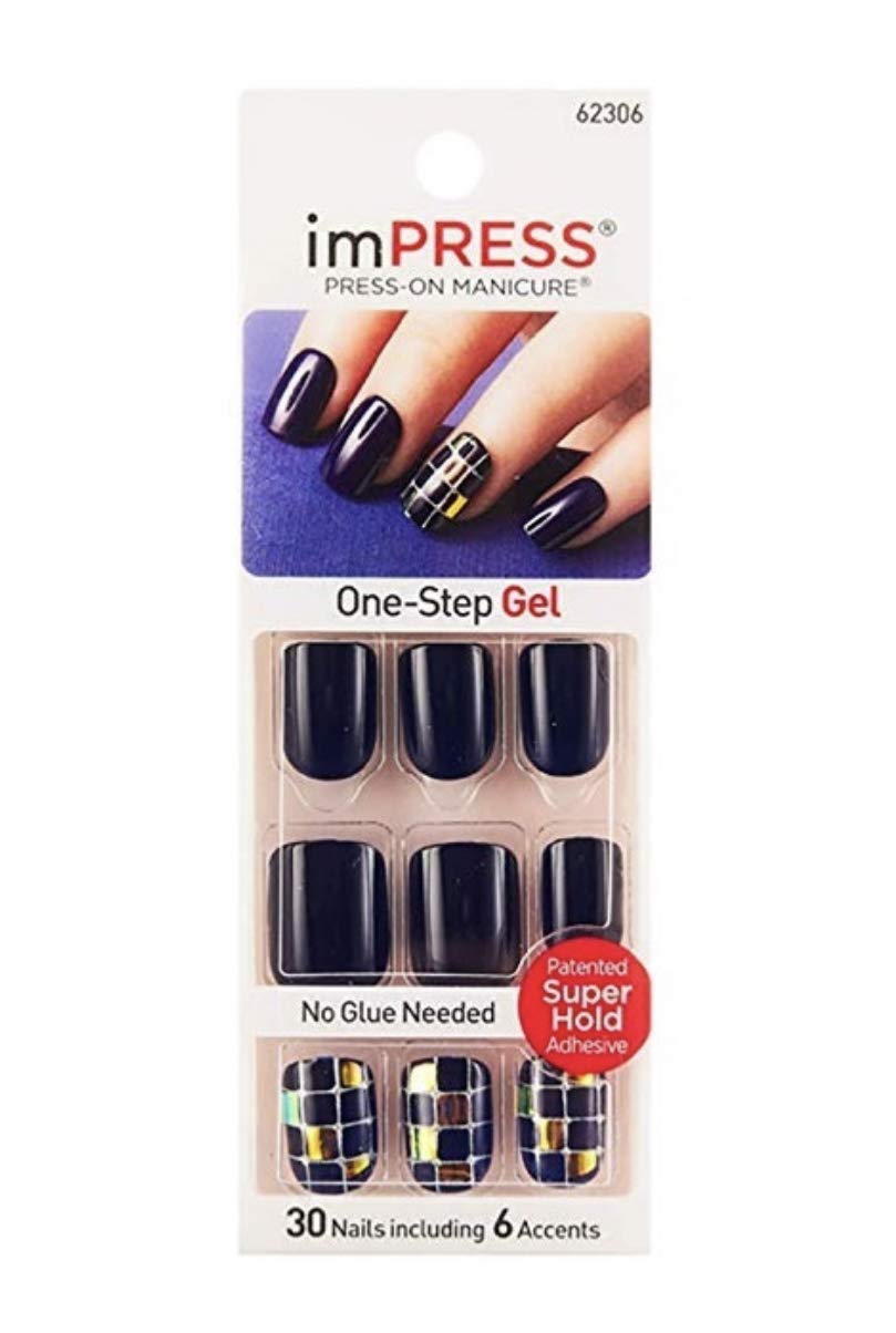 Amazon.com : KISS imPRESS "FLASH MOB" by Broadway Press-On Manicure Nails :  Beauty & Personal Care