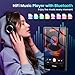 96GB MP3 Player with Bluetooth and WiFi, HiFi Lossless Sound 5” 1080P Touch Screen HD Video MP4 Player with Spotify, Pandora, Amazon Music, Support Download Android APP, Up to 256GB, Black