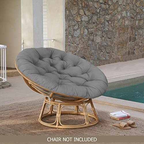 Cotton Craft 31567 Papasan Chair Cushion - 100% Cotton Duck Fabric Thick Soft Overstuffed Floor Seat Standard 45 Inch Round Chair Swing Chair Patio Den College Dorm Papasan thumb #4