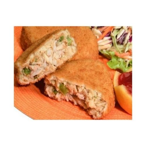 New Wave Kaptains Ketch Breaded Deviled Crab Cake, 3 Ounce -- 32 per case.