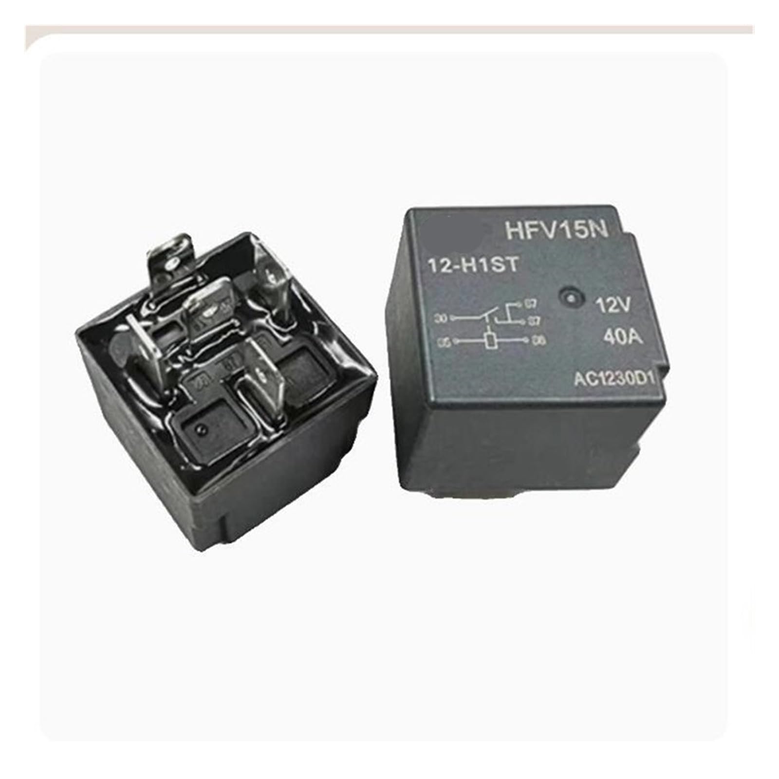 OSHZIKJII HFV15N 12-H1ST HFV15N 12-H1ST HFV15N 12-H1ST 12V DCV12 12DCV 40A 5PIN Relay(5PCS)