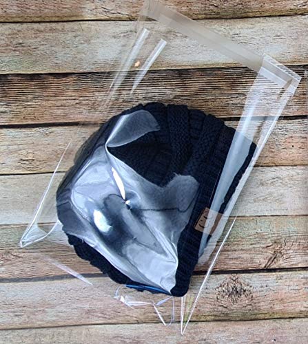 Miniatura 5 de DG PACKING - 100 bolsas de celofán transparente de 8 x 11 pulgadas, sellado autoadhesivo resellable, 1.6 mils, bolsa de plástico OPP para sobres