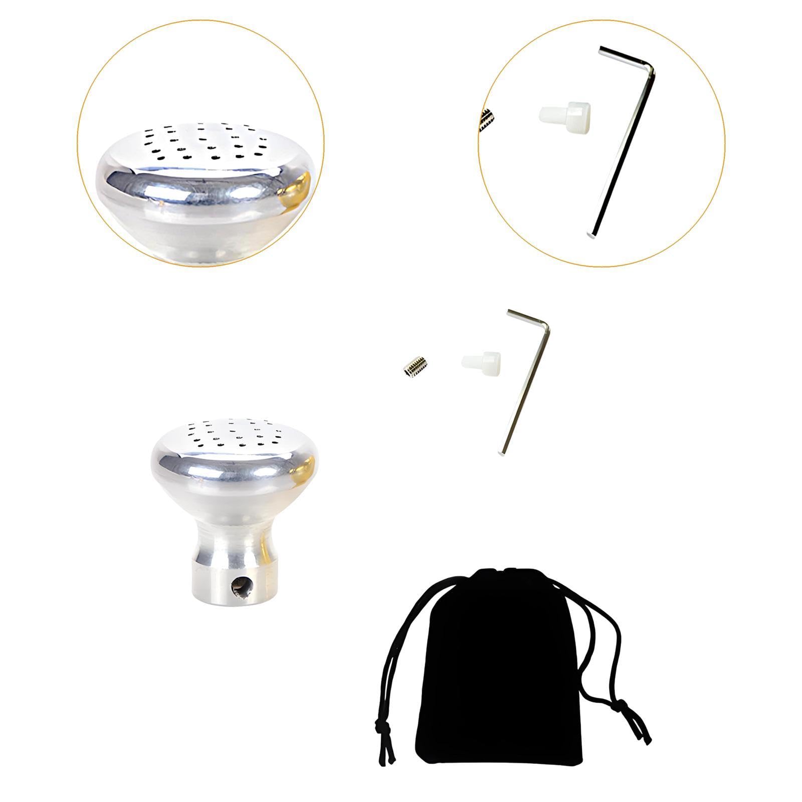 Stimmgabel Aufsatz von Versatile Supplies Direct – Ersatz für Halterung für Teeraum Meditation, Silber