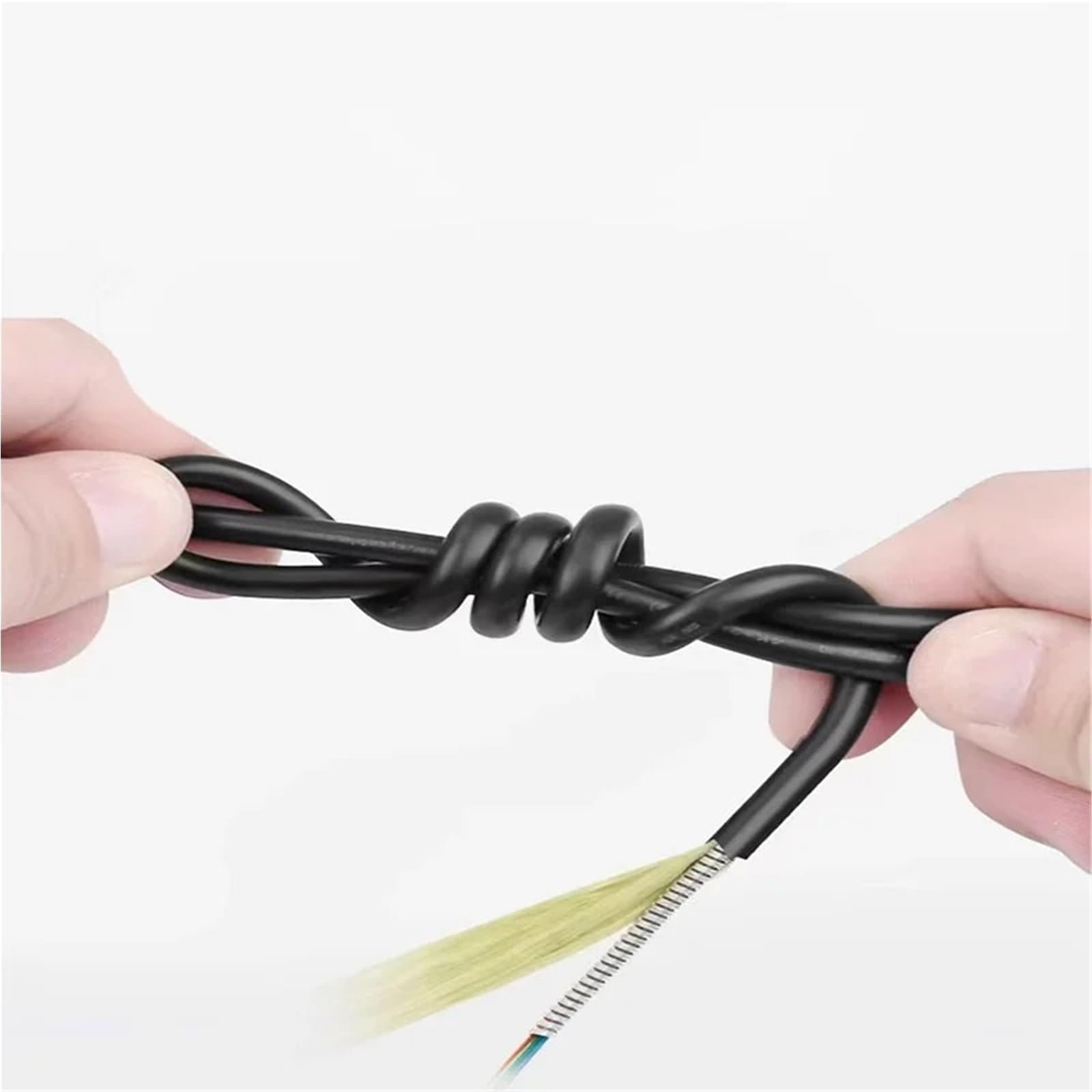 Câble optique Pansad Multimode 2/4/6/8/12 conducteurs LC, SC, FC, ST,UPC, jumper à fibre optique flexible, 10 m, 20 m, 30 m, 40 m (2 cœurs LC -LC 10 m)