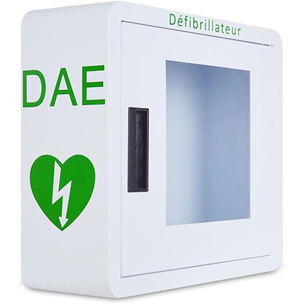 AED-Schrank, Erste-Hilfe-AED-Defibrillator-Aufbewahrungsschrank mit Alarmsystem, passend für die meisten AED-Modelle, für Büro, Pflegeheim, Bus