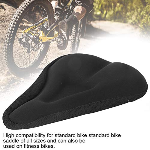 Almofada de bicicleta resistente ao desgaste, capa de selim de bicicleta, fácil de instalar e remove