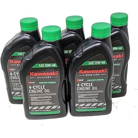 Pack of 5 Kawasaki 99969-6296 Genuine OEM K-Tech SAE 10W-40 4-Cycle Engine Oil Cover
