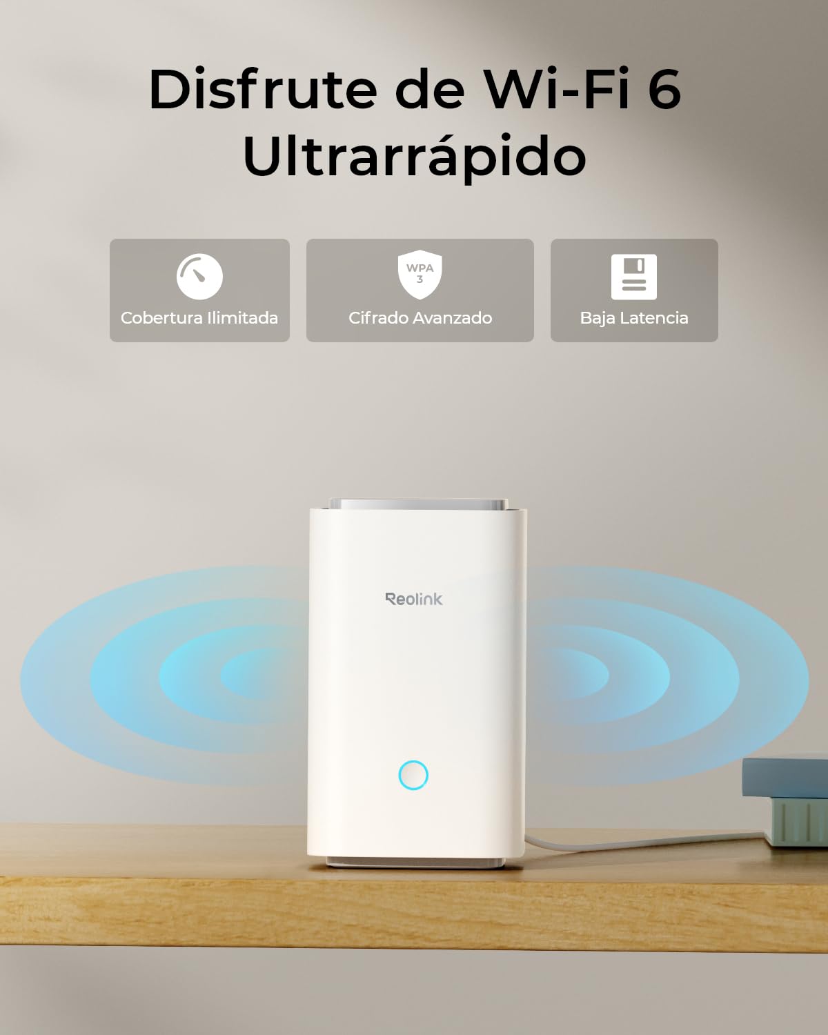Reolink Home Hub para Cámara Vigilancia, 4K Live View & Playback, Almacenamiento Local Ampliable, Algoritmo Antirrobo Exclusivo, 2.4/5GHzWiFi & Wi-Fi 6, Ain Cuota Mensual, con Tarjeta microSD de 64 GB