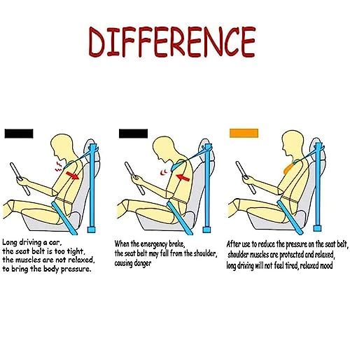 BAGLEV 2 Pezzi Auto Coprispalle Cintura di