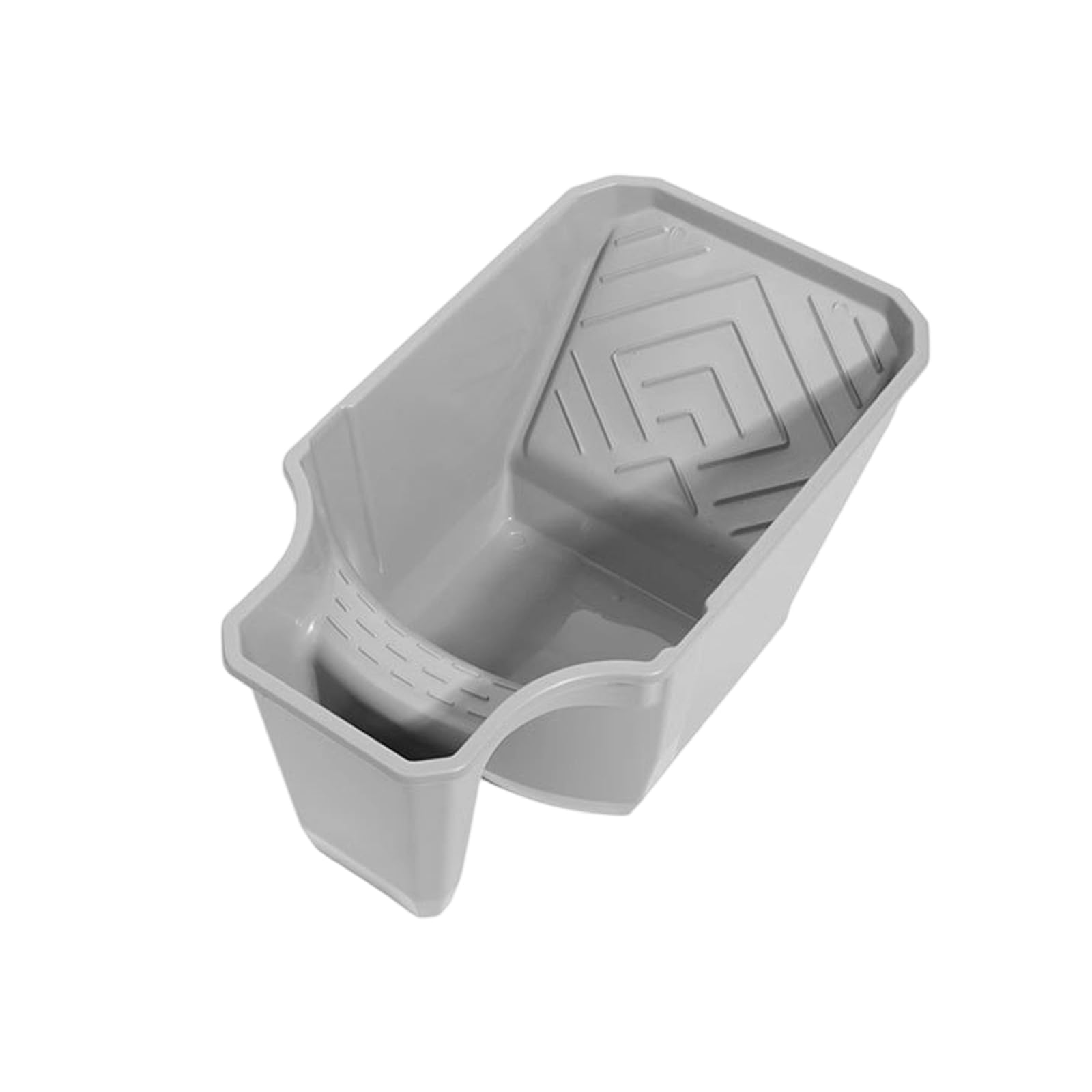 Limtula B Handheld Paint Loading Tray With Deep-Well And Textured Area For Roller Use Wall Projects Wall Repair Paint Tray Compact Roller Hand Held Indoor Painting Well Repaint Tool Home Renovation