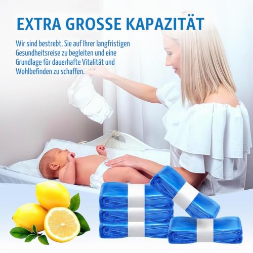 Windeleimer Nachfüllbeutel,4.5M,18 Stück Windeleimer Nachfüllkassetten kompatibel mit AngelCare,Tommee Tippee,Litter Locker – Ansicht 4