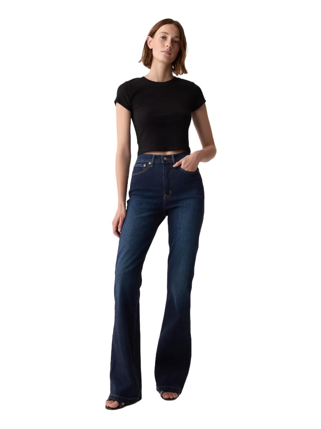 Gap Women's High Rise Flare Denim Jeans