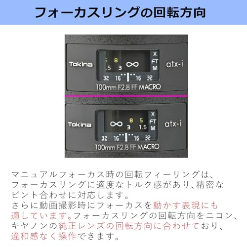 Ficha técnica Tokina ATX-i 100 mm f/2.8 FF Macro montura Nikon F - Fernando Cortés Ficha técnica Tokina ATX-i 100 mm f/2.8 FF Macro montura Nikon F - Fernando Cortés
