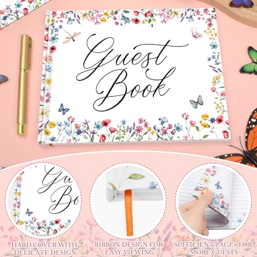 Libro de invitados de boda Engrowtic que evita hojas vacías con cartel 5