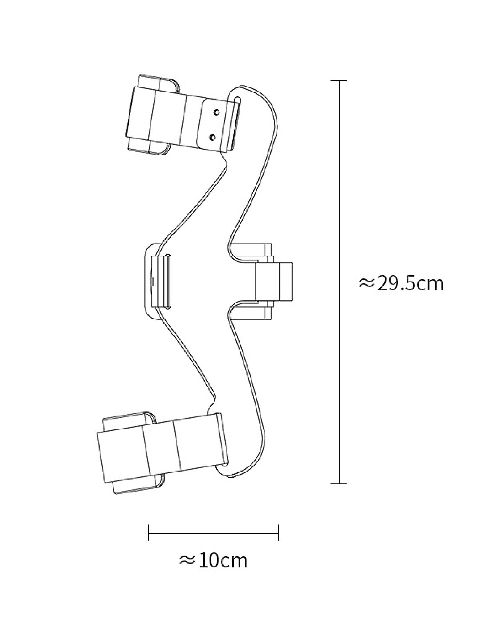 Generisch Knie-Hyperextensionsorthese, verstellbare Kniestützorthese, Wegfahrsperrenschutz zur Linderung von Gelenkschmerzen(Left,L)