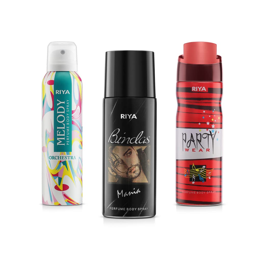 Riya Melody Orchestra And Bindas And Women Body Spray Deodorant For Unisex Pack Of 3-image-49