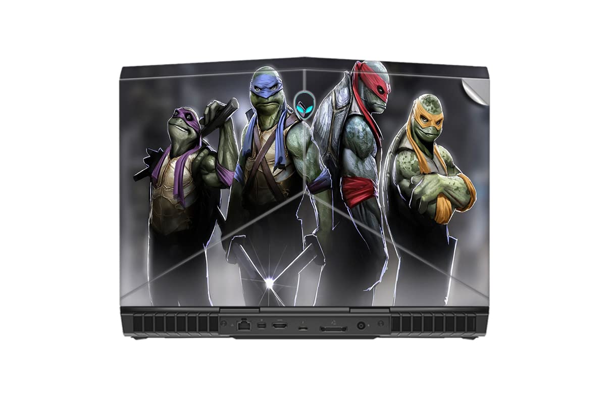 GADGETS WRAP Printed Vinyl Top Only Skin Sticker Decal for Alienware 15 R3 - Teenage Mutant Ninja Turtle