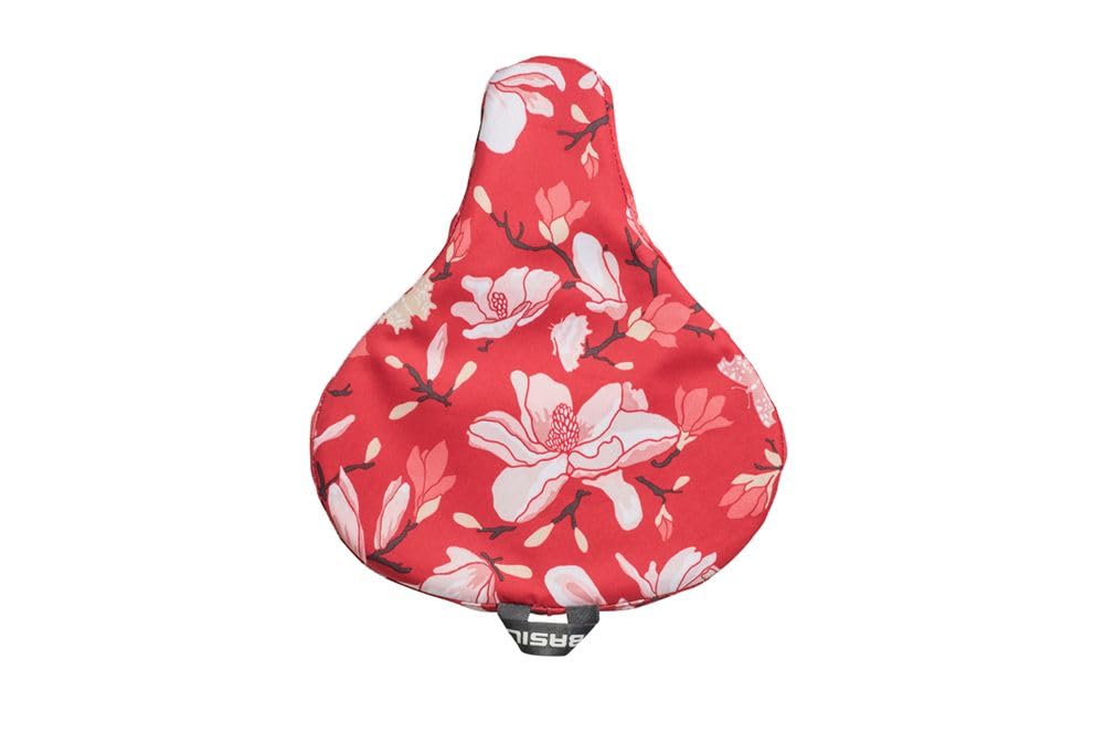 BASIL 291142 Bike Accessory Cubresillin Basil Magnolia Impermeable Red/magnol for Cyclists, Made for Smooth Riding and Bike upkeep, red