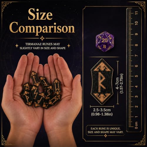 Image of PATPAT 25Pcs Rune Stones Oracle Cards Set with Guide Book Velvet Bag