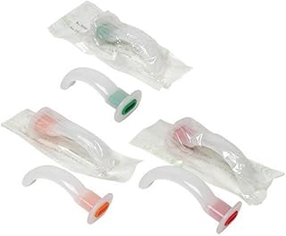 Kit 5 Cannule di Guedel di Diverse Misure Una Per Lunghezza 60,70,80,90,100 mm