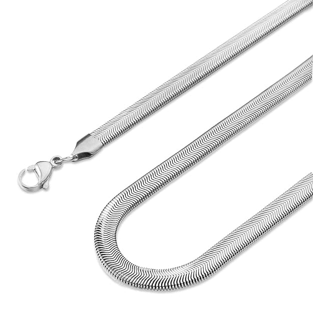 chain for men combo Silver Chain for men stylish chain for boys mens necklace for men Stainless steel chains Locket Pendant anti tarnish necklace accessories neck chain snake boys chain A494