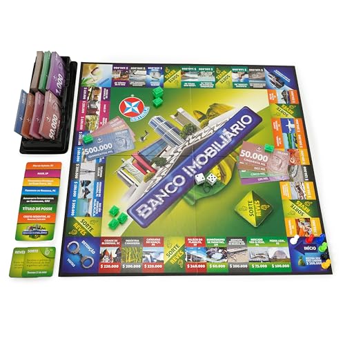Jogo Banco Imobiliário Brasil Brinquedos Estrela