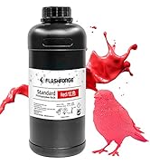 Flashforge 3D Printer Resin, 1000g LCD UV-Fast-Curing Resin 405nm Standard Photopolymer Resin for...