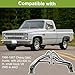 AMVirtuo Long Tube Headers Compatible with 1966-1987 Chevy GMC Blazer Suburban C10 C20 C30 K10 K20 K30 Trucks 283-400 Small Block V8