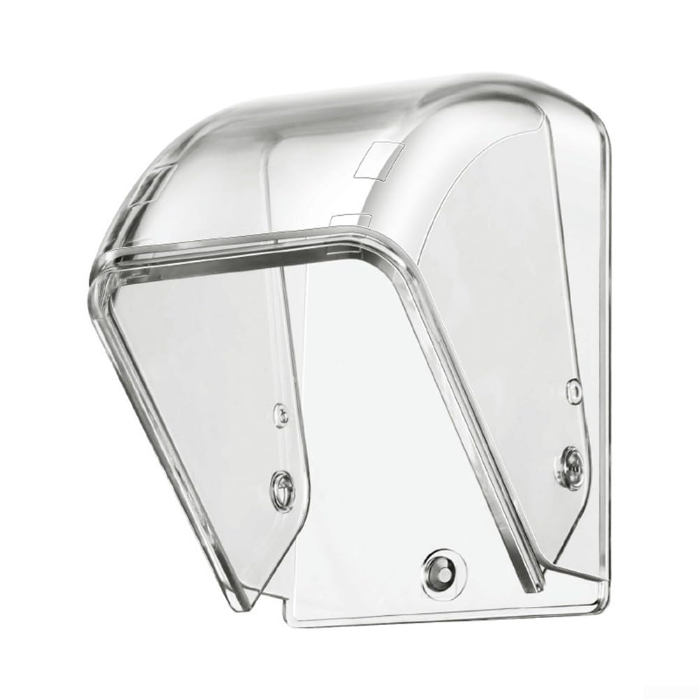 Caja impermeable transparente de la cubierta del timbre de la PC para la protección del timbre inalámbrico al aire libre (1pcs)