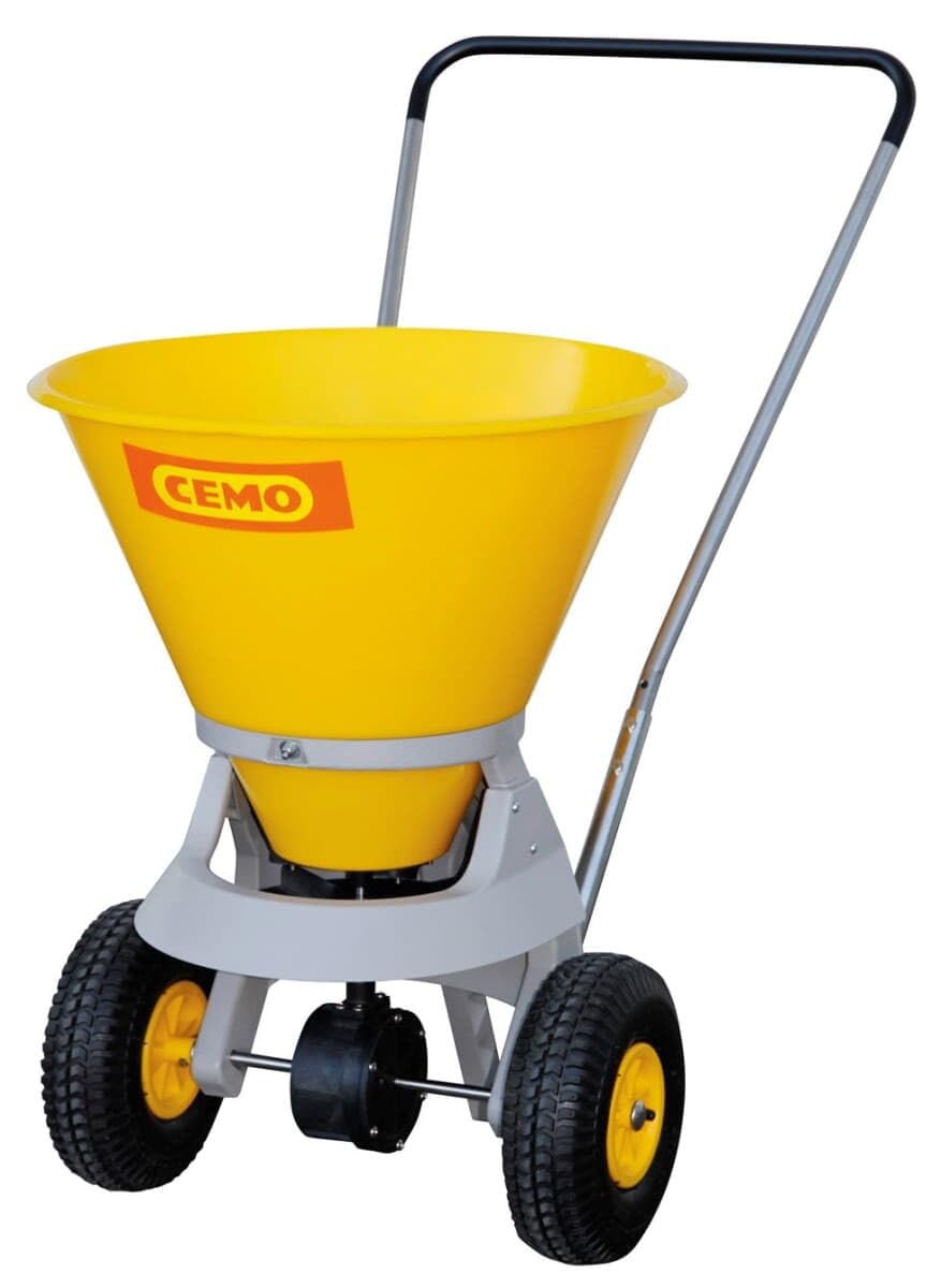 Cemo 10643 Épandeur SW de 35 C, gris/jaune, 35 l