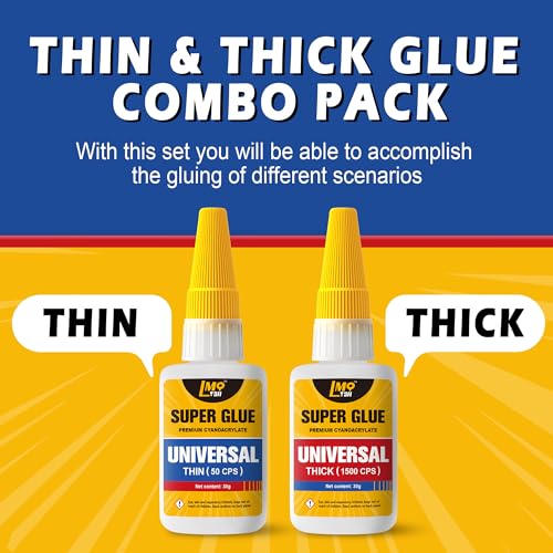 Lmq Lash LMQ-B-TT Super Glue, 60G Thin/Thick (50/1500 Cps) Cyanoacrylate Glue thumb #1