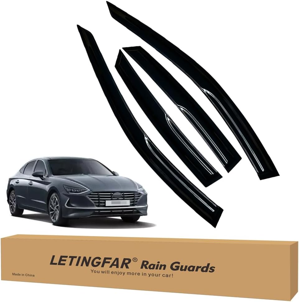 Window Visors Rain Guards for Hyundai Sonata 2020 2021 2022 2023 2024 Accessories, Wind Deflectors Vent Shades for Hyundai Sonata E103-for-Hyundai-Sonata-20/24
